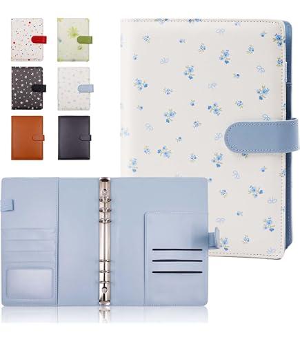 Amazon.com : K-Keep [A5 Extra Wide] 6 Pocket/5 Pocket Binder